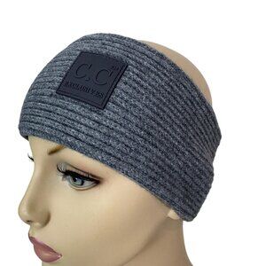 CC Exclusives Women's Knit Headbands 4'' Wide One Size Gray